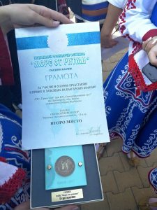 Малките танцьори от ДТС 'Приморче' на сцената на фестивала 'Море от ритми' в Балчик